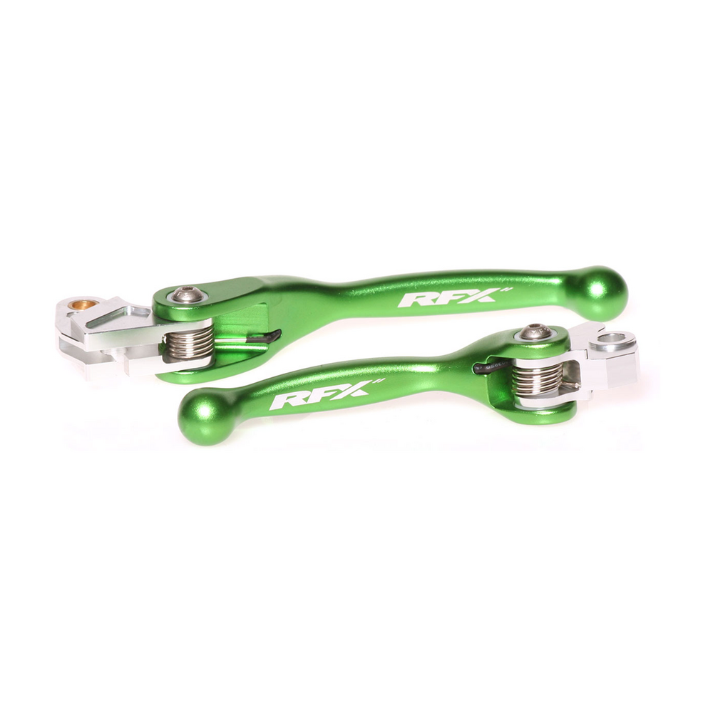 RFX FLEXIBLE LEVER SET GREEN KAW/SUZ