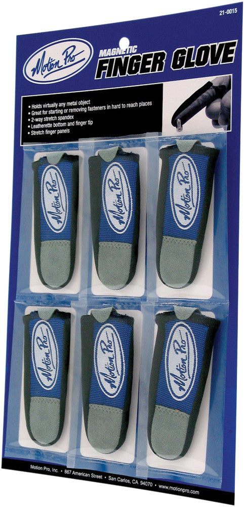 MOTION PRO MAGNETIC FINGER GLOVES 6/PK