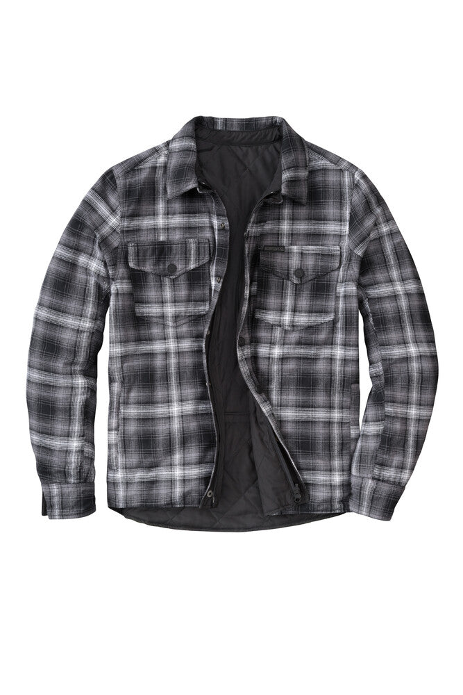 MORPHEUS REVERSABLE JACKET BLACK/PLAID GREY