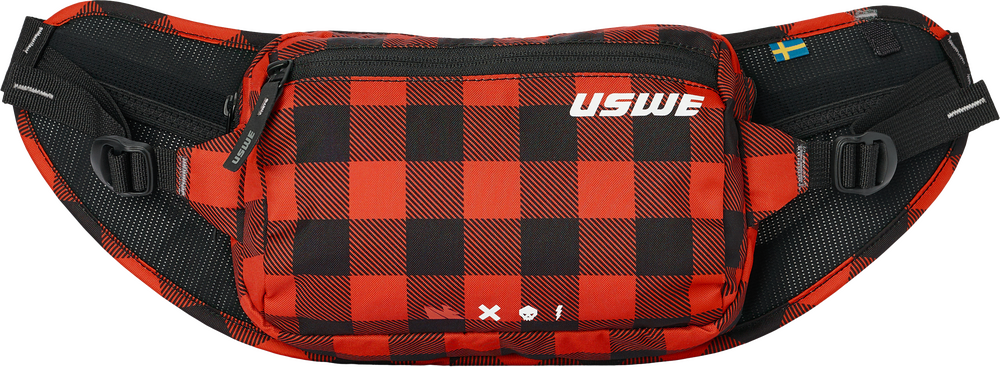 WAIST 2L HIP PACK FLANNEL RED (PACK ONLY)