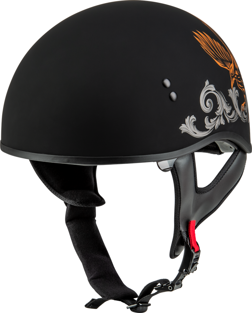 HH-65 Corvus Matte Black/Orange Helmet