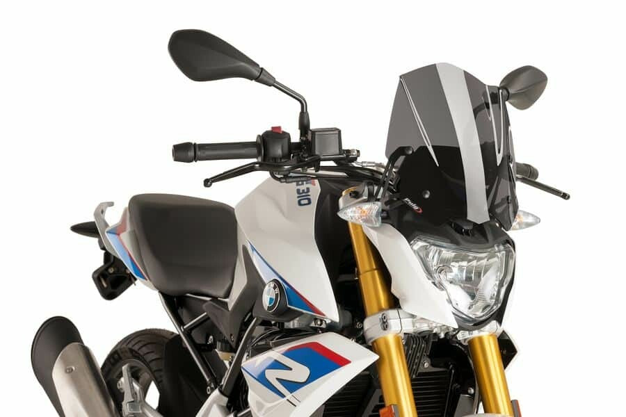 PUIG WINDSCREEN NAKED NEW GEN SPORT DARK SMOKE BMW