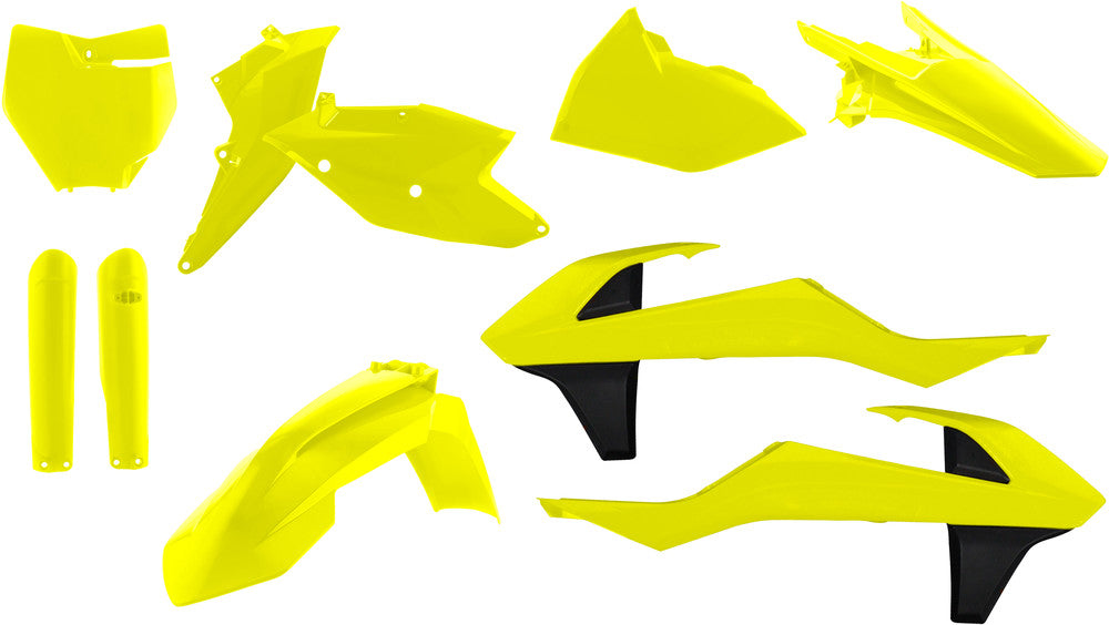 FULL PLASTIC KIT FLUORESCENT YELLOW