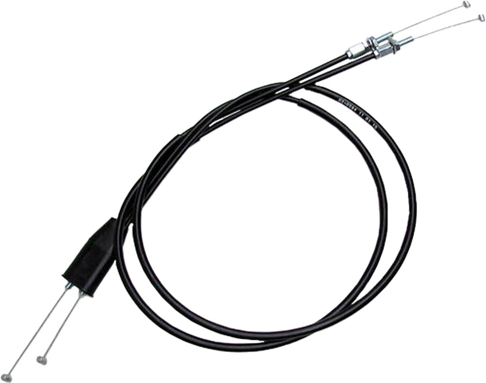 MOTION PRO BLACK VINYL THROTTLE PUSH-PULL CABLE SET