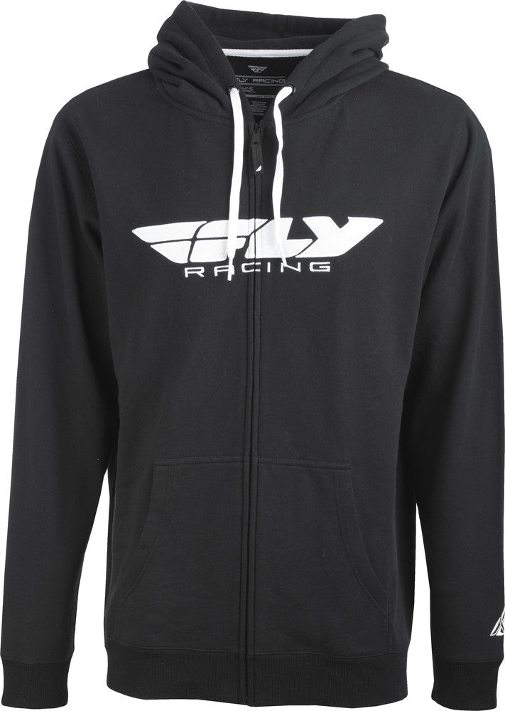 FLY RACING FLY CORPORATE ZIP UP HOODIE BLACK