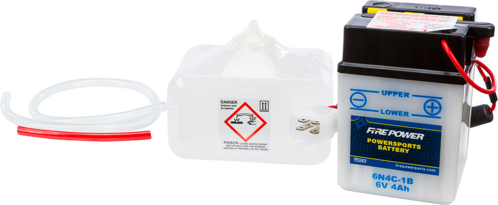 Fire Power Battery W/Acid 6N4C-1B 6V - Honda