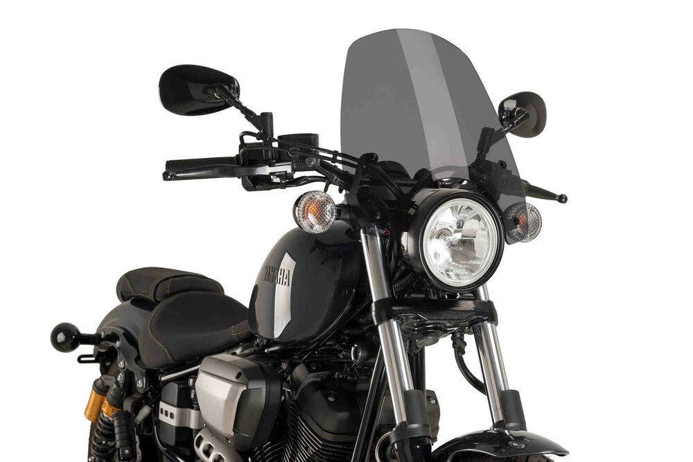 PUIG WINDSCREEN NAKED NEW GEN TOURING DARK SMOKE YAM