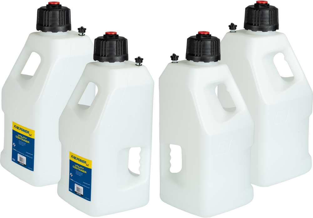 Fire Power LC Utility Container White 5 GAL SOLD BY UNIT