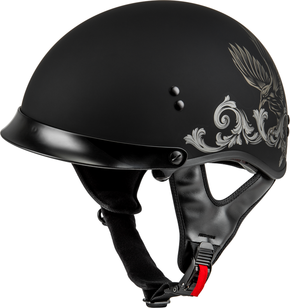 GMAX HH-65 Corvus Matte Black/Tan Helmet W/ Peak