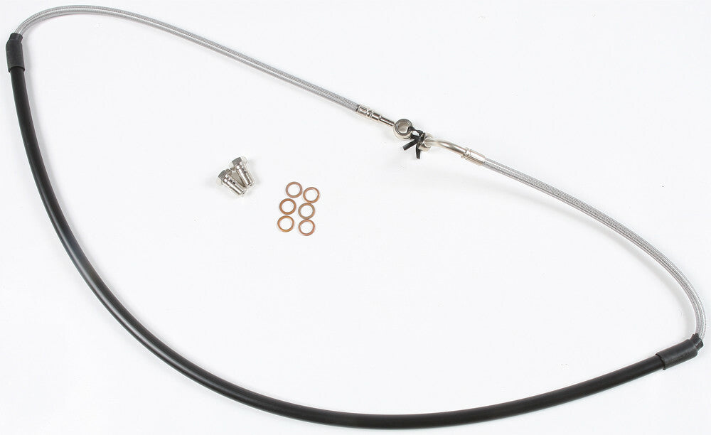 GBRAKES STEEL BRAKE LINE FRONT KAW