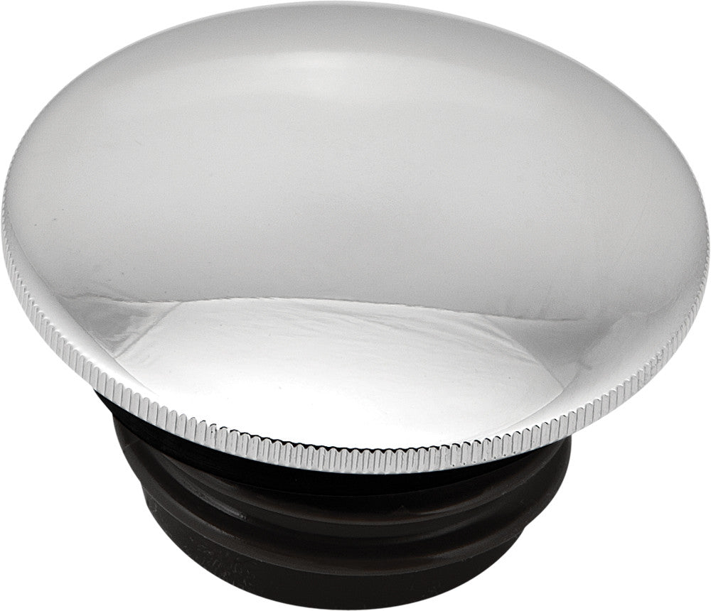 HARDDRIVE GAS CAP SCREW-IN SMOOTH NON-VENTED CHROME `96-24