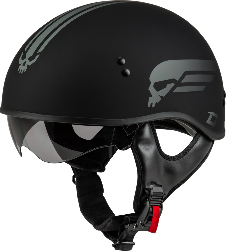 GMAX HH-65 Retribution Matte Black Helmet