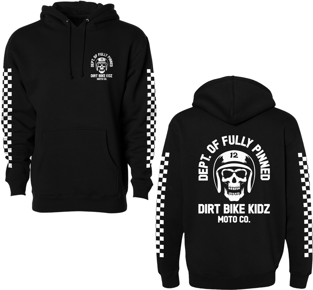 DBK Fully Pinned Black Hoodie