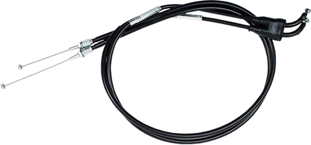 MOTION PRO BLACK VINYL THROTTLE PUSH-PULL CABLE SET