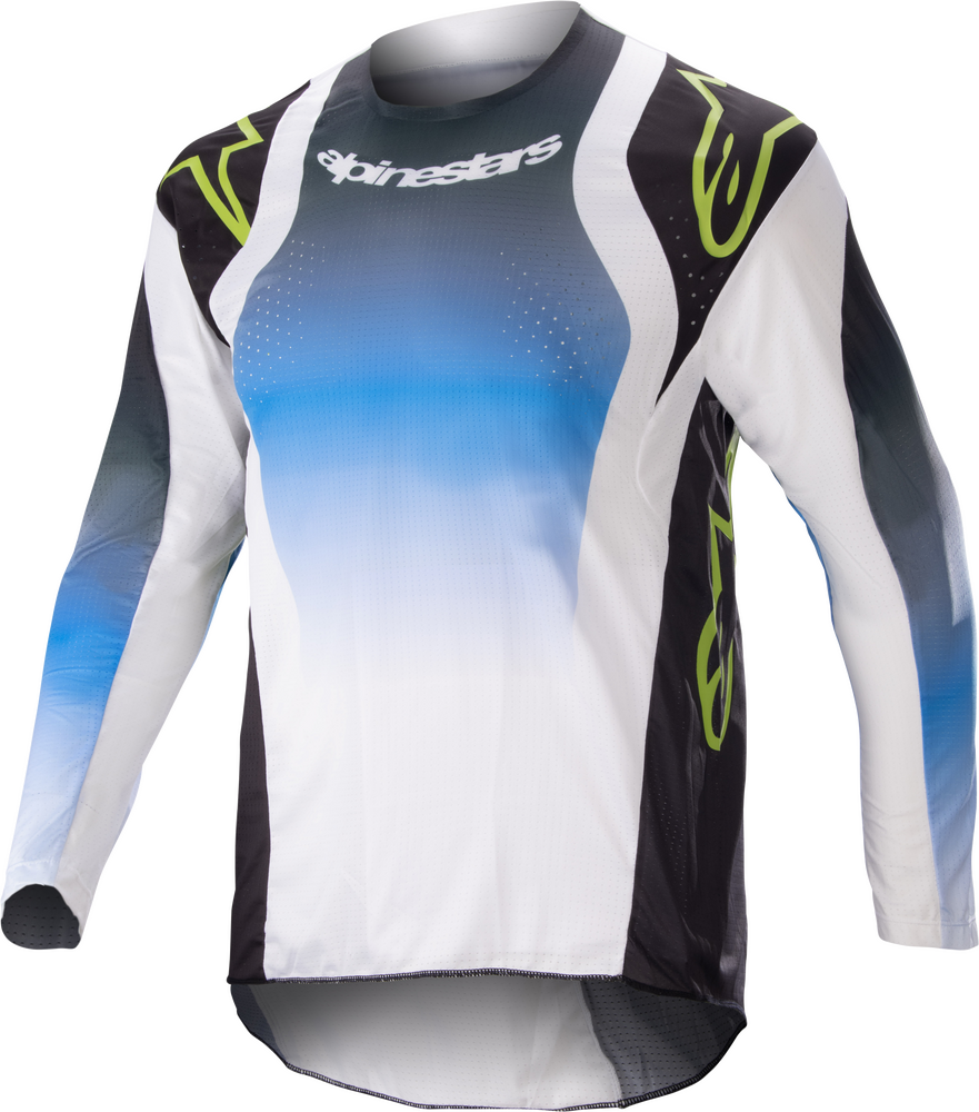Alpinestars Youth Racer Push Blue/White Jersey