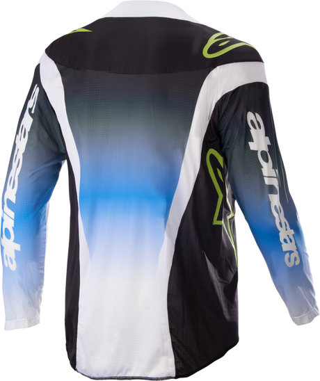 ALPINESTARS YOUTH RACER PUSH JERSEY NIGHTLIFE - BLUE/WHITE