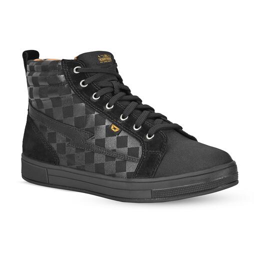 Cortech Mens Slayer Canvas Check Riding Shoes