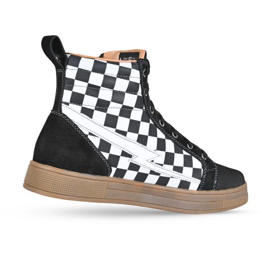 Cortech Mens Slayer Canvas Check Riding Shoes