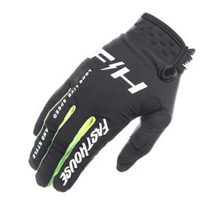 FastHouse Elrod Nitro Gloves Black Neon