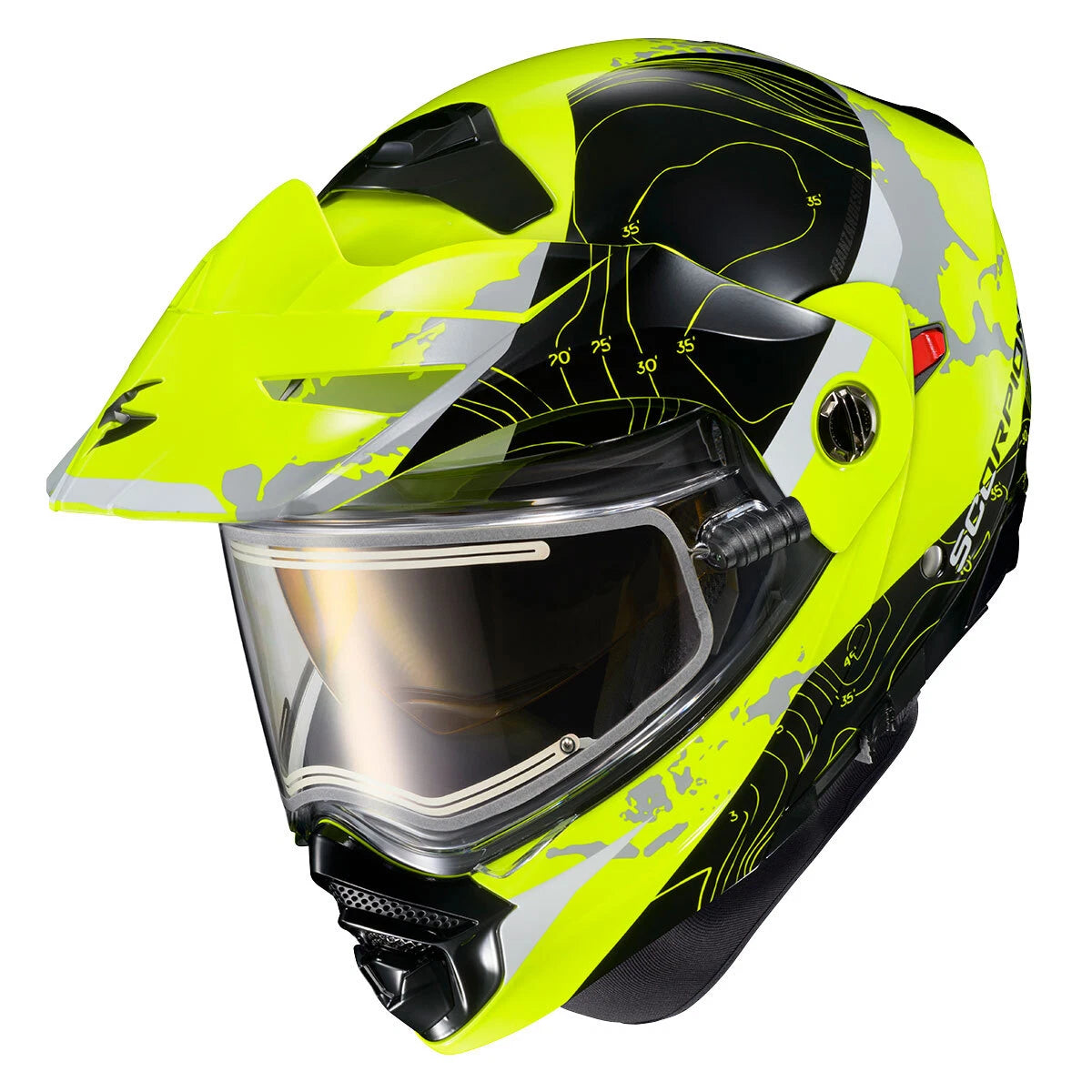 EXO-AT960 COLD WEATHER HELMET TOPOGRAPHIC (ELECTRIC)