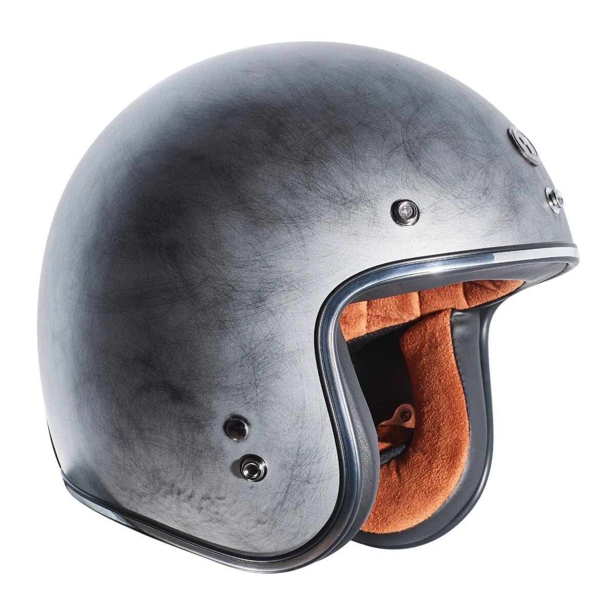 Torc T50 Open Face Weathered Silver Helmet