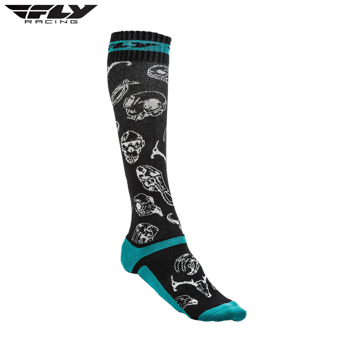 FLY MX PRO TEAL/BLACK SOCK