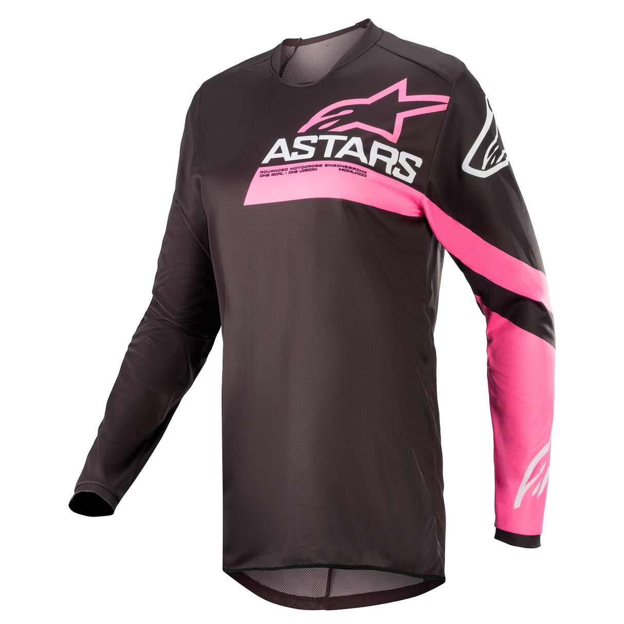 ALPINESTARS STELLA FLUID CHASER JERSEY BLACK/PINK FLUO