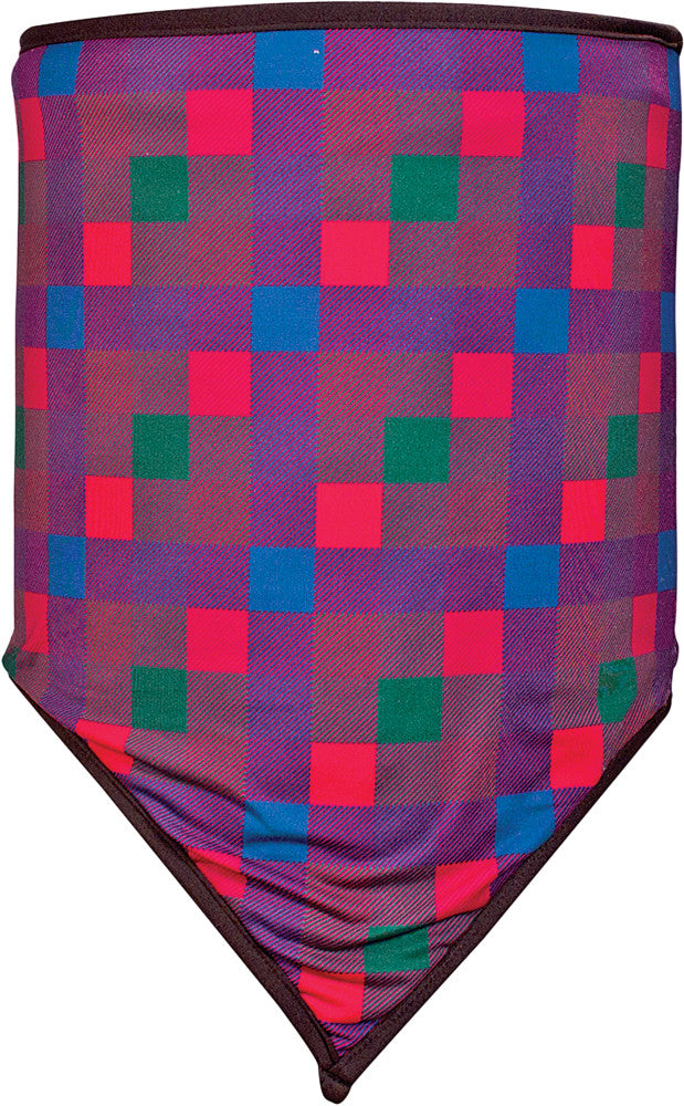 ZAN COMBO GAITER COZY FLEECE QUAD PLAID