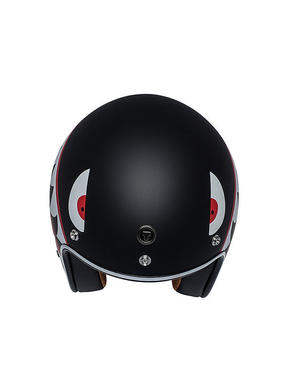 TORC T-50 3/4 FLYING TIGER BLACK HELMET