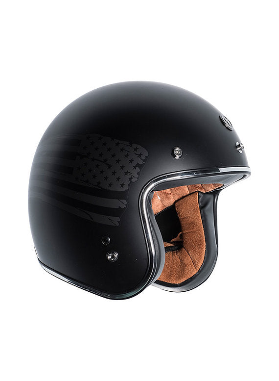 TORC®- T-50 FLAT BLACK/GRAY OPEN FACE HELMET