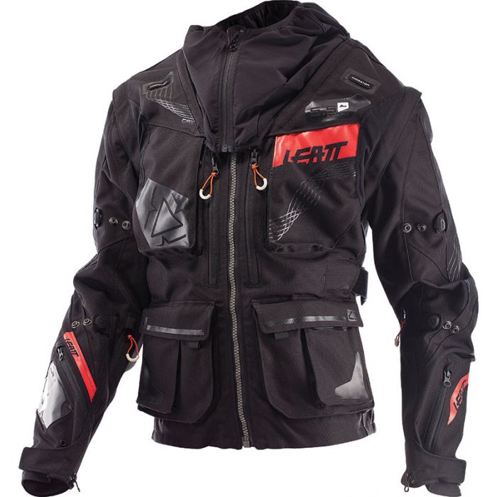 LEATT GPX 5.5 ENDURO BLACK/GREY JACKET