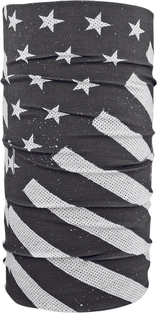 ZAN MOTLEY TUBE POLYESTER BLACK/WHITE FLAG