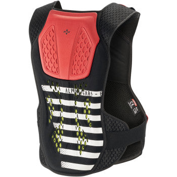 Sequence Chest Protector - Black/White/Red