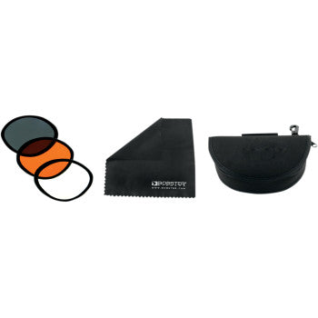 BOBSTER BUGEYE II SUNGLASSES BLACK W/3 LENSES