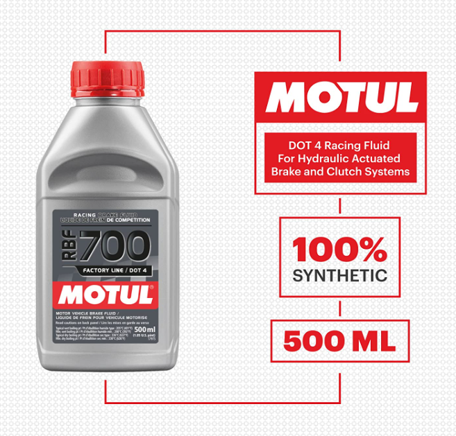 MOTUL RBF 700 FL DOT 4 BRAKE FLUID 500ML 12/CASE