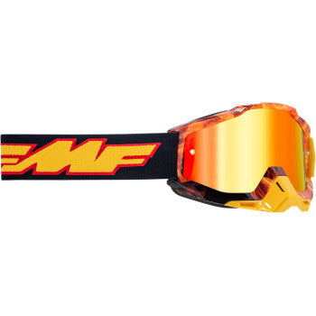 FMF PowerBomb Goggles - Spark - Red Mirror