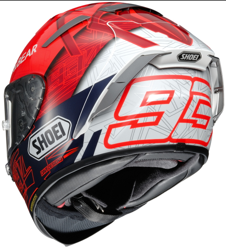 SHOEI X-14 MARQUEZ 6 RED TC-1 HELMET