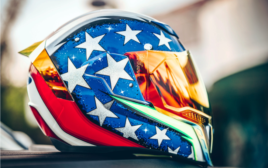 Icon Airflite™ Space Force Blue Helmet