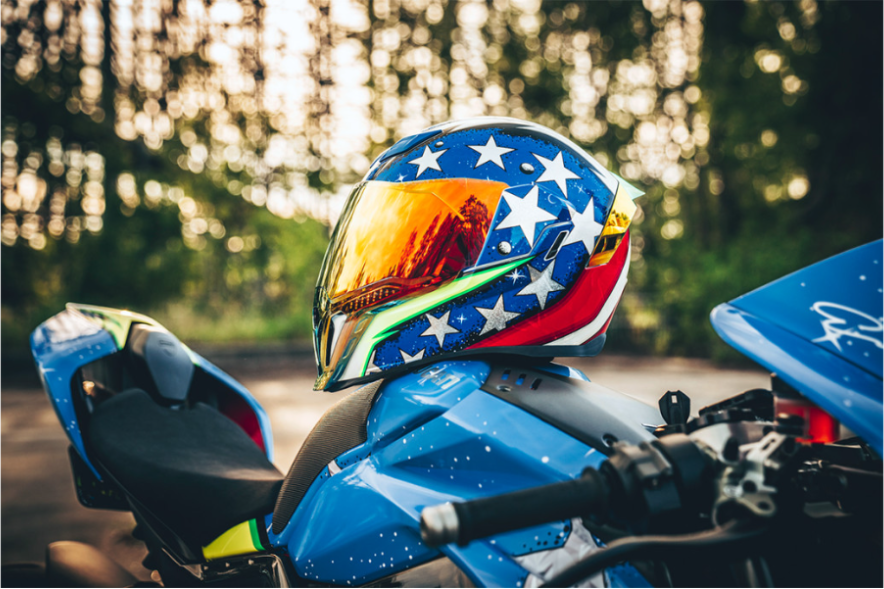 Icon Airflite™ Space Force Blue Helmet