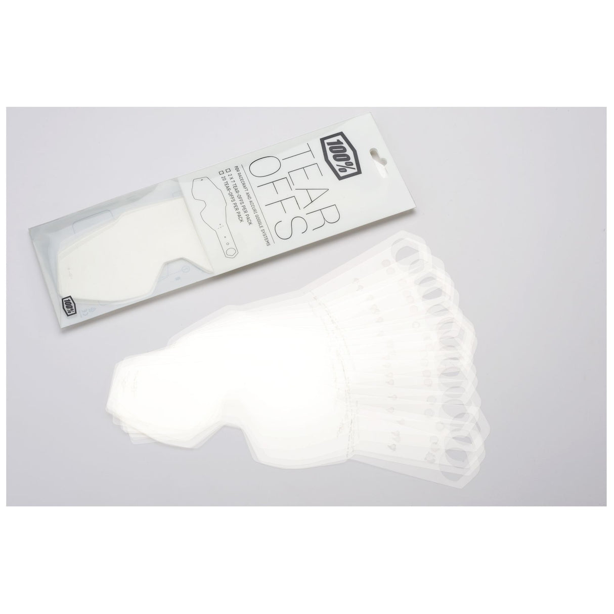 100 Percent Accuri/Racecraft/Strata Laminated Tear-Offs 2X7PK