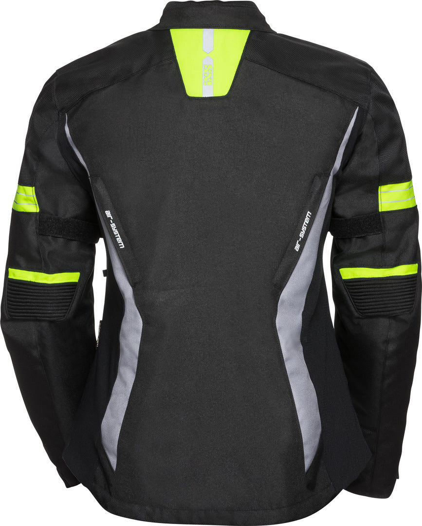 IXS SPORTS WOMEN 5/8 ST BLACK/GREY/YELLOW JACKET