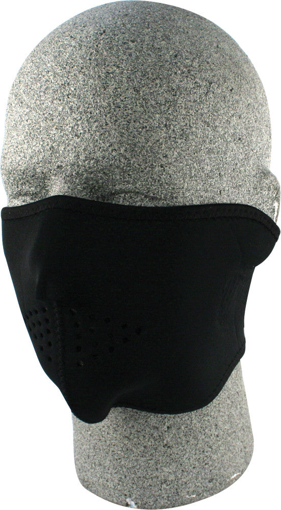 ZAN HALF FACE MASK BLACK
