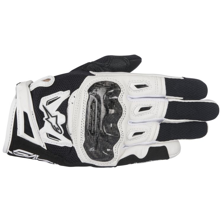 ALPINESTARS SMX-2 AIR CARBON V2 BLACK/WHITE GLOVE