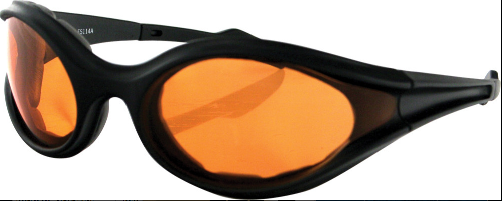 BOBSTER FOAMERZ SUNGLASSES BLACK W/AMBER LENS