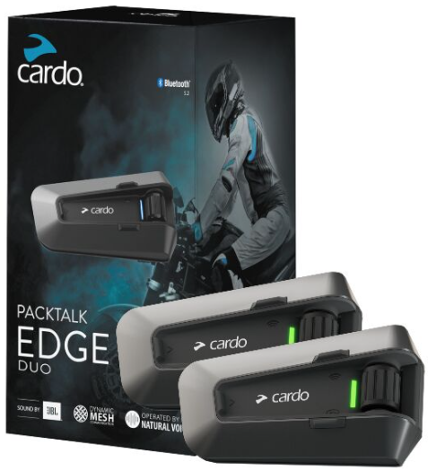 CARDO PACKTALK EDGE BLUETOOTH HEADSET DOUBLE