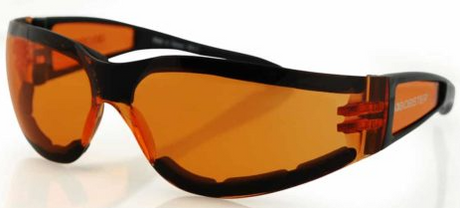 BOBSTER Shield II Sunglasses - Gloss Black - Amber