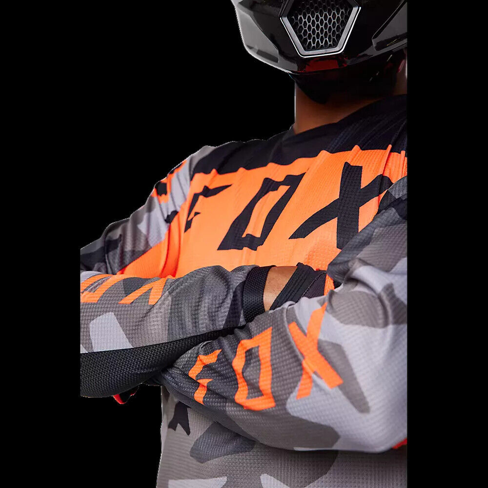 FOX 180 BNKR JERSEY GREY CAMO
