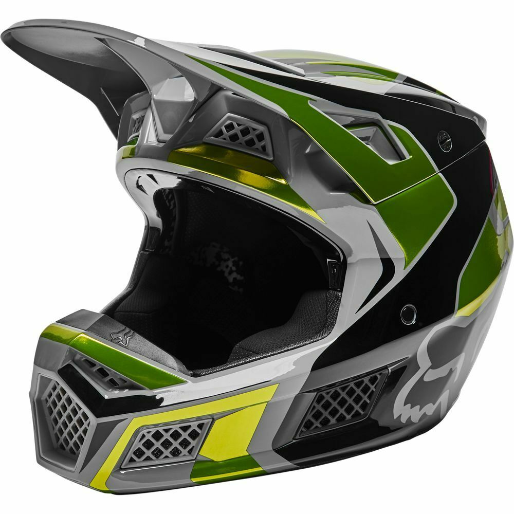 Fox Racing V3 RS Mirer Fluo Yellow Helmet