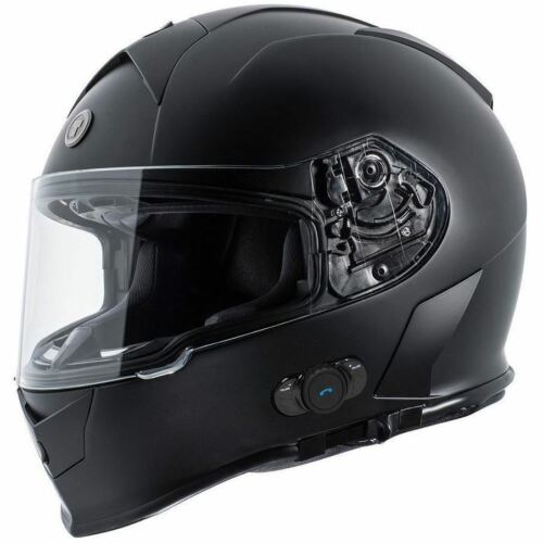 TORC T14B MAKO BLUETOOH Motorcycle Helmet - Flat Black