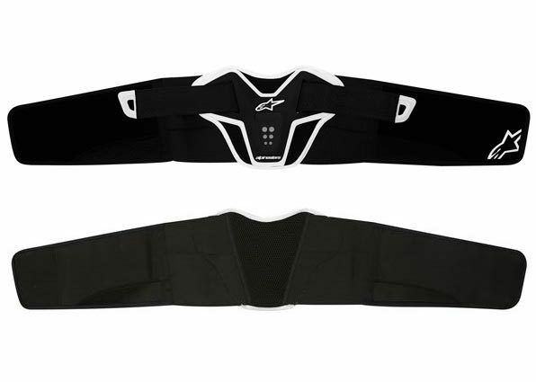 ALPINESTARS SATURN KIDNEY BELT BLACK/WHITE